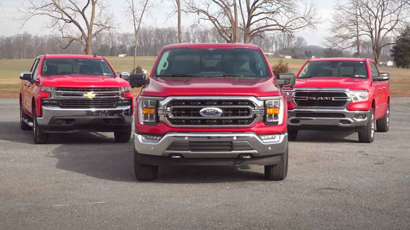 2019 Ram and Silverado vs. 2021 Ford F-150