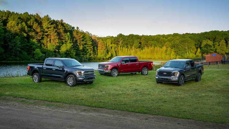 2021 Ford F-150 trucks