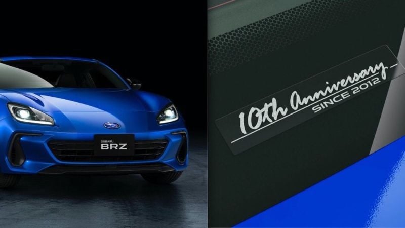 2022 Subaru BRZ 10th-anniversary Limited edition