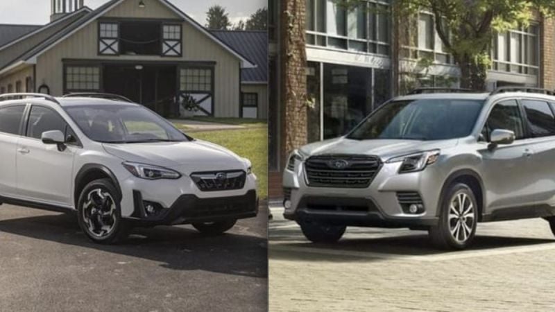 2022 Subaru Forester, 2022 Subaru Crosstrek
