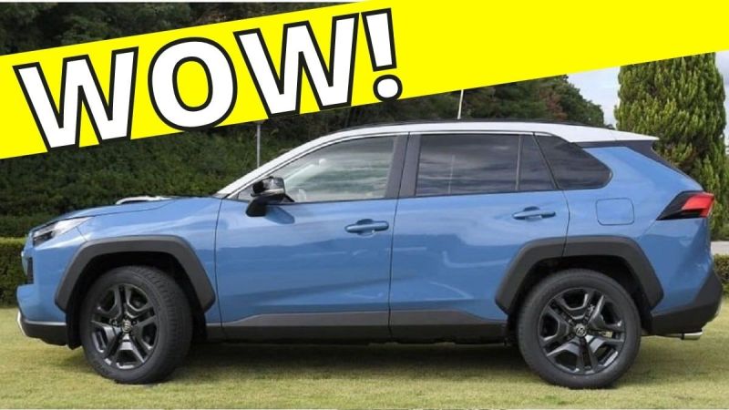 2022 Toyota RAV4 Adventure Hybrid Cavalry Blue profile view
