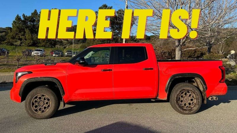 2022 Toyota Tundra TRD Pro Solar Octane profile view