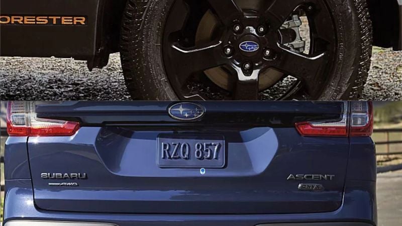 2023 Subaru Ascent and 2023 Subaru Forester
