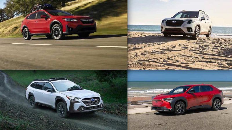 2023 Subaru Forester, 2023 Outback, 2023 Crosstrek, 2023 Solterra