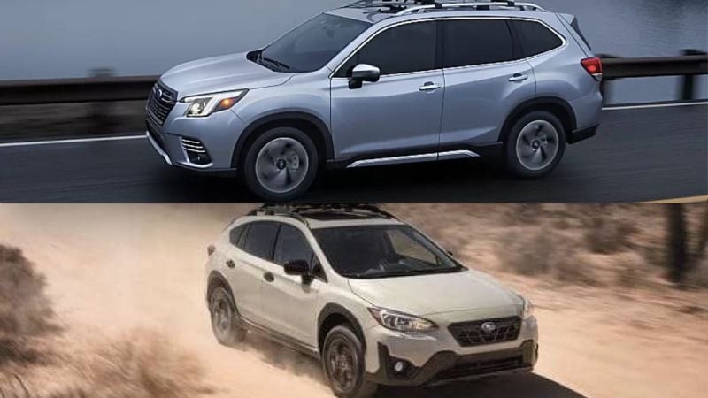 2023 Subaru Forester Wilderness, 2023 Subaru Crosstrek Wilderness 