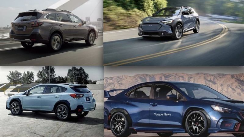 2023 Subaru Outback, Crosstrek, Solterra, WRX STI