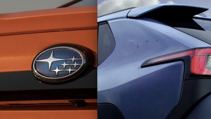 2023 Subaru WRX STI and 2023 Subaru Solterra