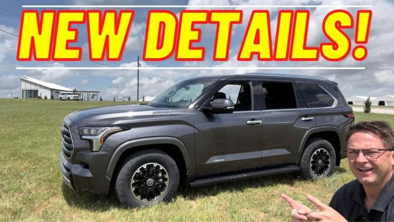 2023 Toyota Sequoia Limited Magnetic gray profile view