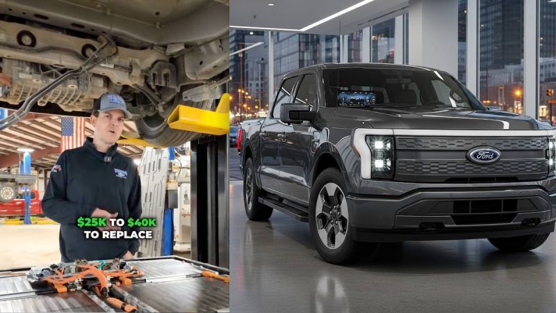 Jon Galland and a Ford F-150 Lightning