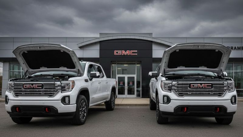 2024 GMC Sierra and 2022 GMC Sierra