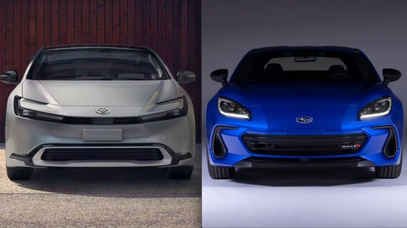 2023 Toyota Prius Vs. 2024 Subaru BRZ tS
