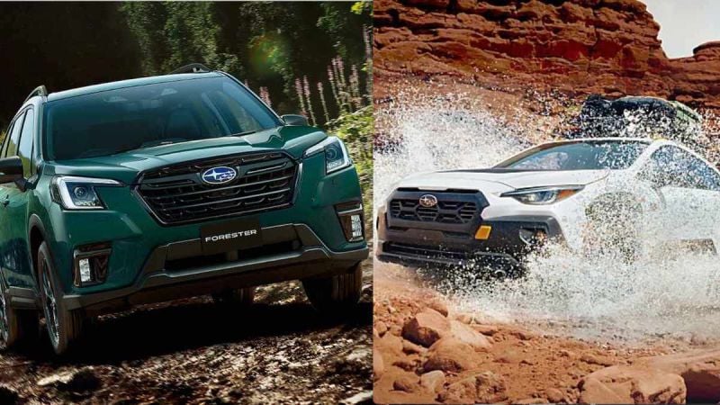 2024 Subaru Crosstrek and 2023 Subaru Forester 