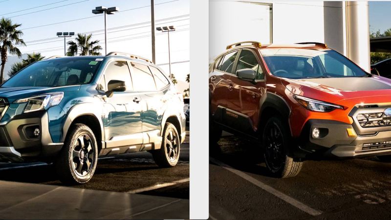 2024 Subaru Forester and 2024 Subaru Crosstrek
