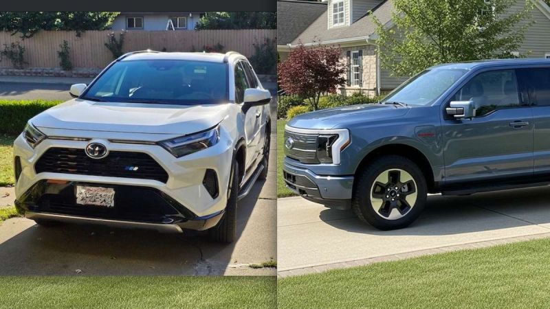 2024 Toyota RAV4 and Ford F-150 Lightning