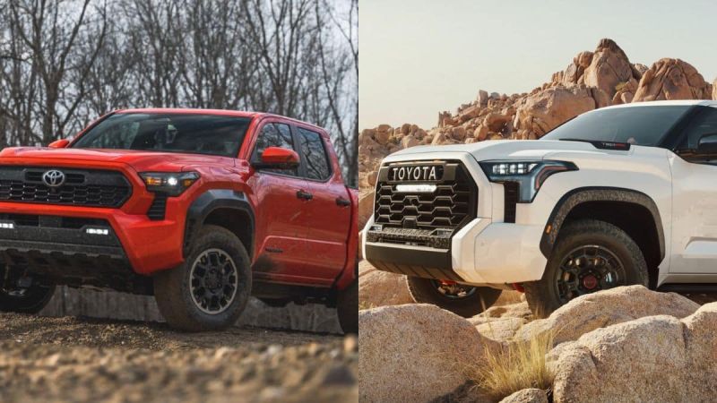 2024 Toyota Tacoma vs the 2024 Toyota Tundra