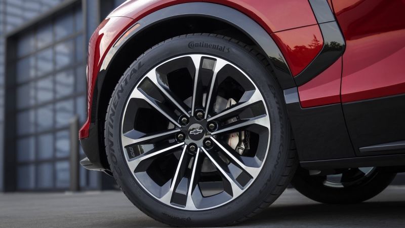Image of 2024 Blazer EV front brakes courtesy of Chevrolet.
