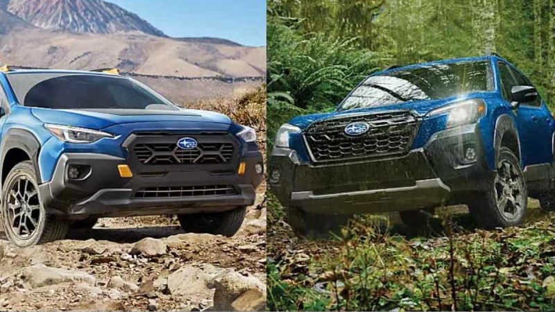 2024 Subaru Crosstrek Wilderness Vs Forester Wilderness