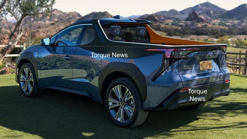 2023 Subaru Solterra all-electric compact SUV, Subaru EV pickup