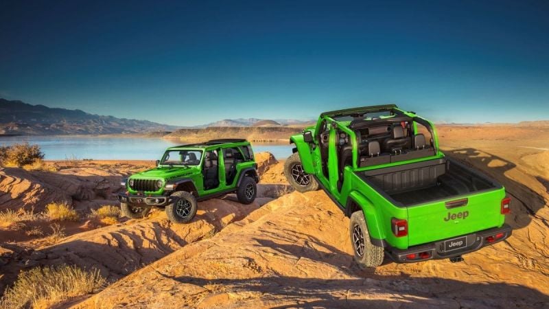 2025 Mojito Green Jeep Wrangler