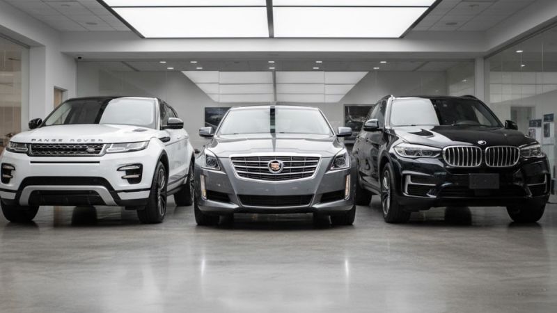 2025 Range Rover, BMW X5, Cadillac CTS