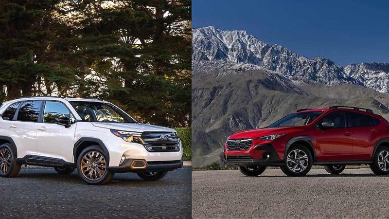 2025 Subaru Forester vs, 2024 Subaru Crosstrek