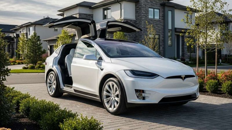 John Lee's Tesla Model X loaner
