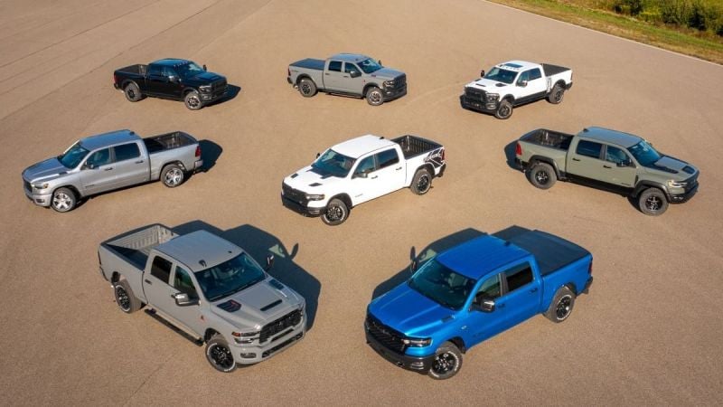 2026 Ram 1500 and 2500 Lineup