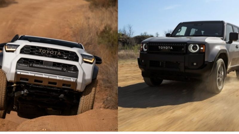 Toyota 4Runner sixth generation vs Toyota Land Cruiser J250
