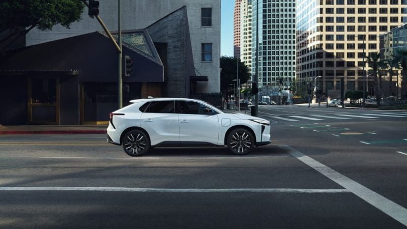 Photo of white 2026 Toyota BZ