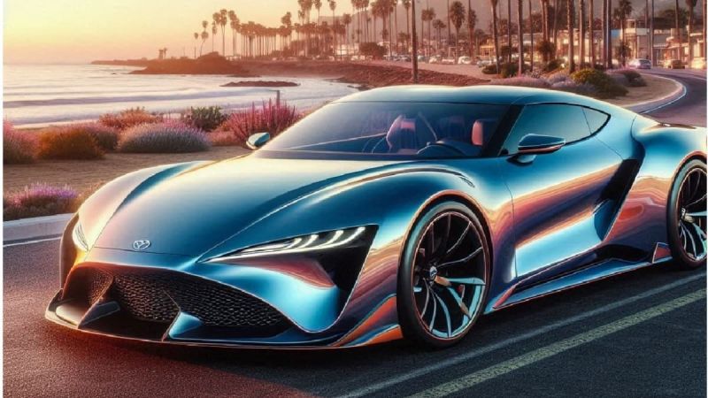 2028 Toyota GR Celica mid-engine AI-generated