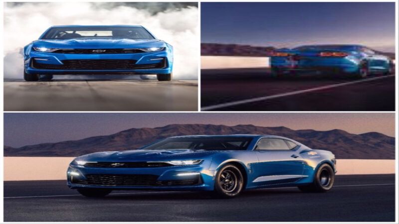 The 2019 eCOPO Camaro presented at 2018 SEMA