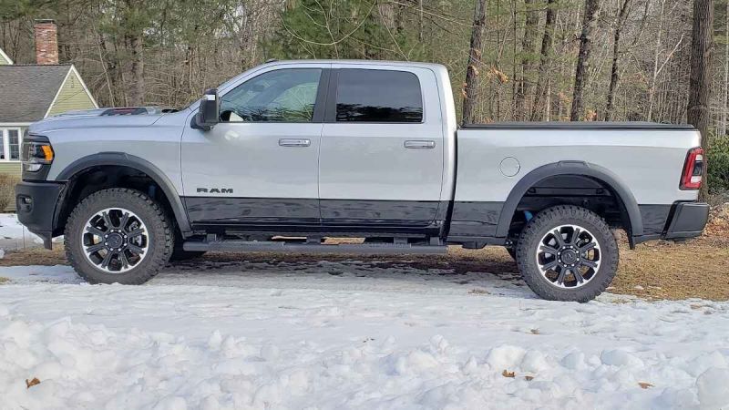 2023 Ram 2500 Heavy Duty Rebel side view image by John Goreham