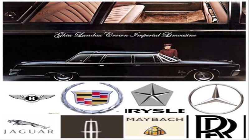 The 1964 Chrysler Imperial Crown Ghia and a sample of the Luxury Brands