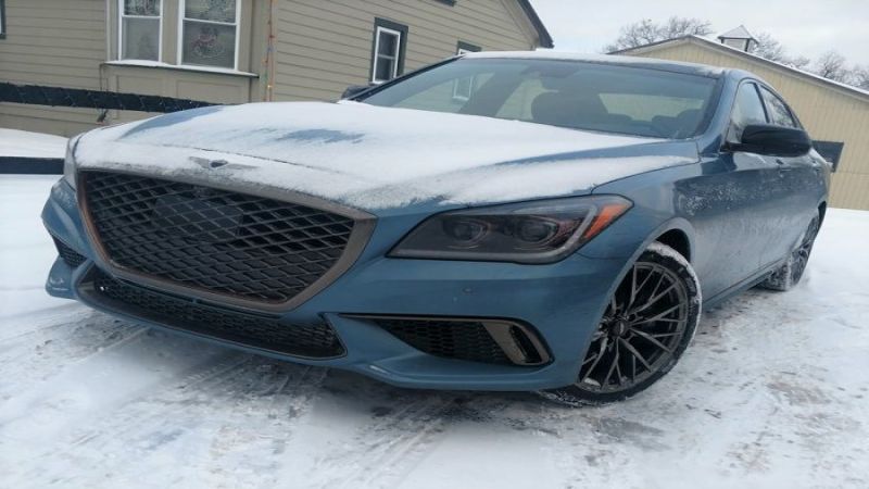 G80 Sport in Snow