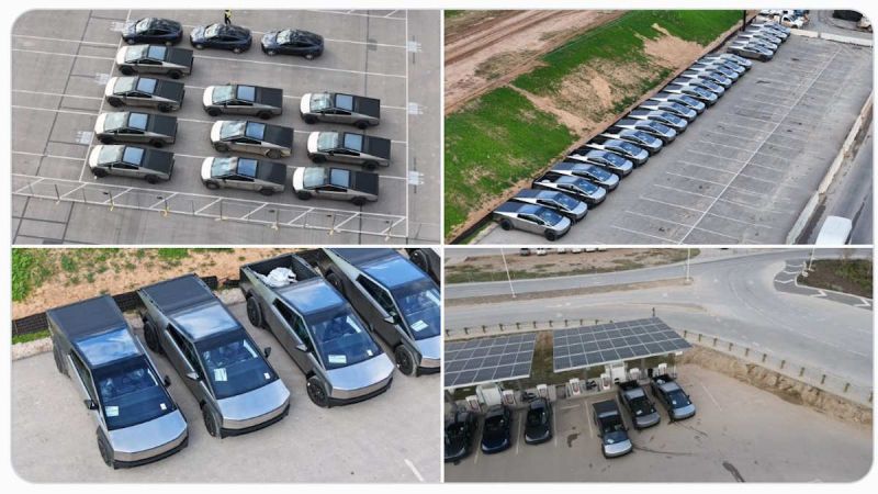 40 Cybertrucks Seen at Giga Texas As Tesla Continues To Ramp To Volume Production and Email Early Reservation Holders