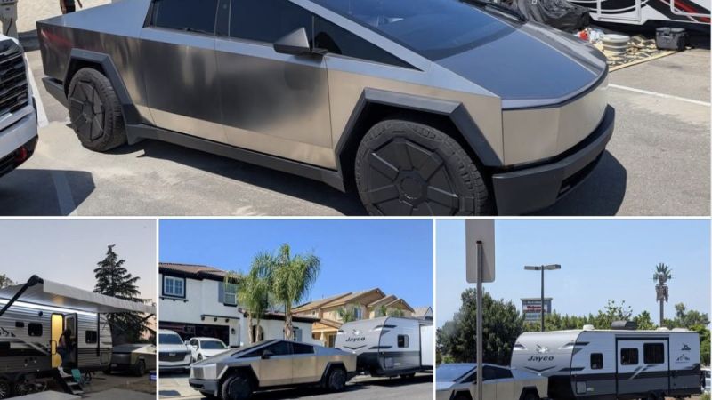 44,000 Miles In, My Cybertruck Held Up Very Well Towing 8K Pounds, Still On Original Tires And Never Been Rotated