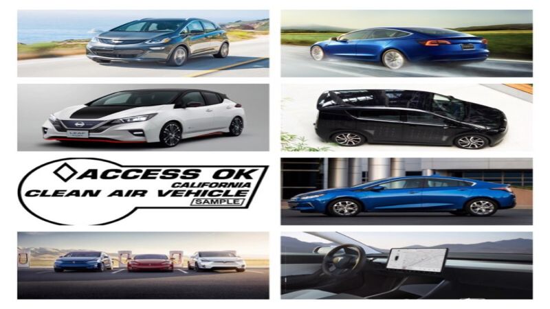 Array of BEV and PHEV cars from Tesla, Chevy, and Sono Motors