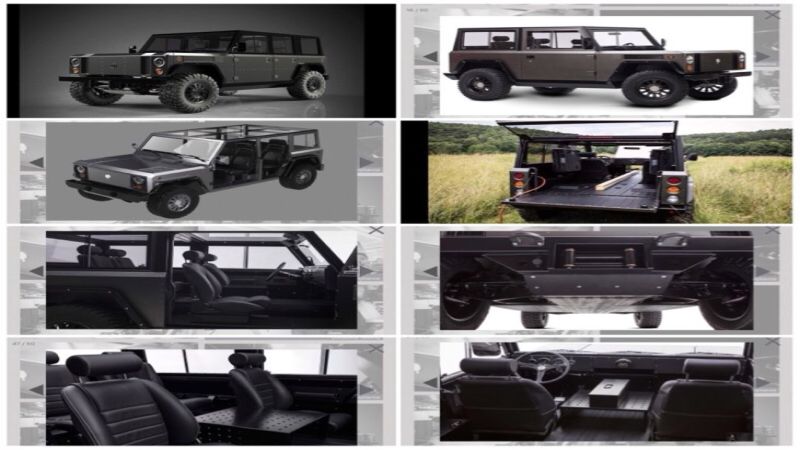 The Bollinger B1 BEV SUT 2 and 4 door interior exterior