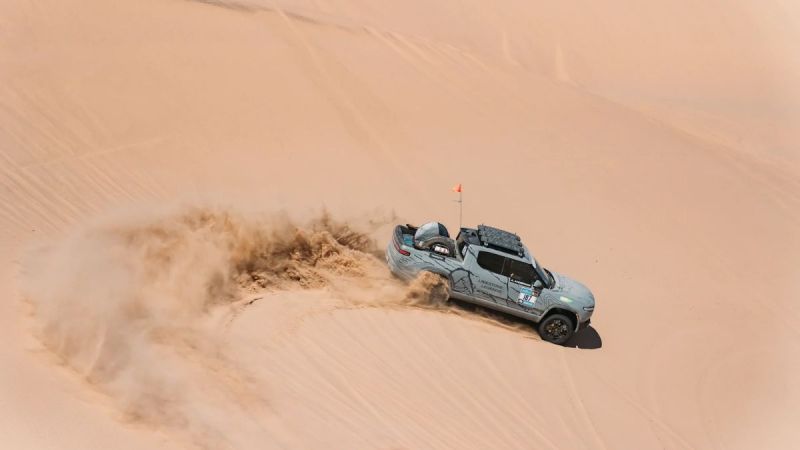 I Road-Tripped My RT1 to Joshua Tree and Discovered a Beautiful (and Expensive) Rivian Charging Oasis