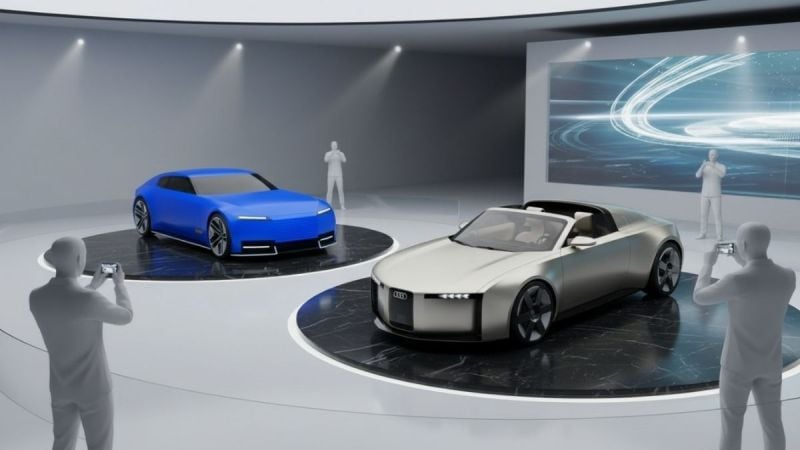 Jaguar Type 00 and Audi Concept C