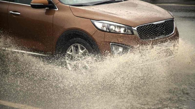 Equation Predicts the Speed Your Car Will Hydroplane