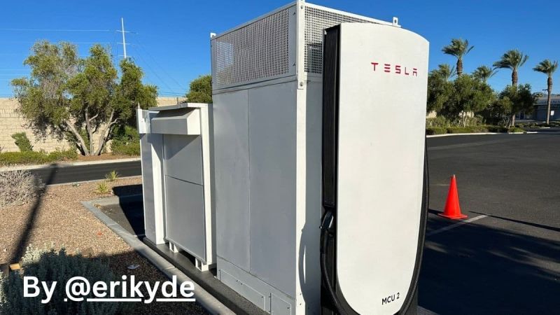 Big Truck Charger for Tesla Semi Is Now Spotted in Las Vegas