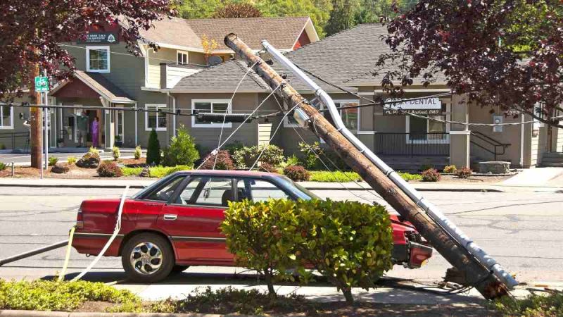 Car Owner in Accident Surprised by Bill From Electric Company