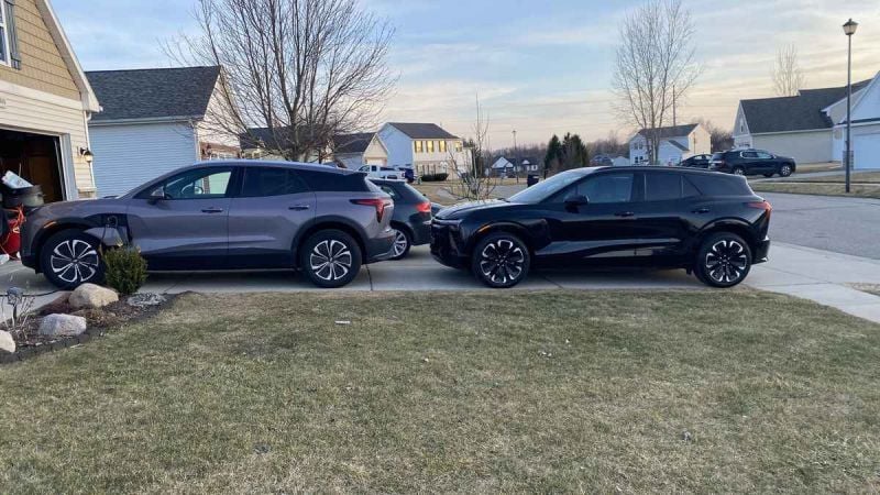 Chevy Blazer EV in Driveway