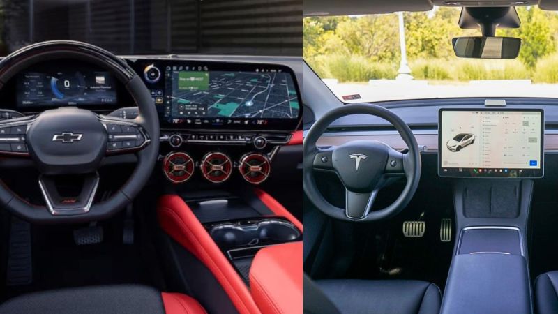 Chevy Blazer's Interior vs Tesla Model Y