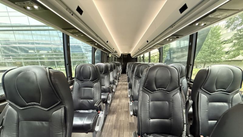 Chicago and Philadelphia Airport Bus Company The Landline Is Now Offering Airline-Style Starlink Integration on a Bus