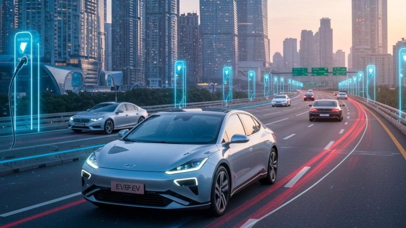 Gemini Created Image Of China Taking Over EV Market
