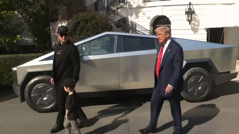 Elon Musk, Donald Trump, Tesla Cybertruck