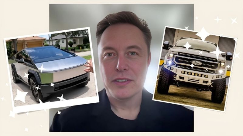 Elon Musk, Tesla Cybertruck, Ford F-150