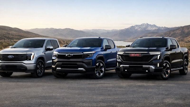 Ford F-150 Lightning, Chevy Silverado EV and GMC Sierra EV